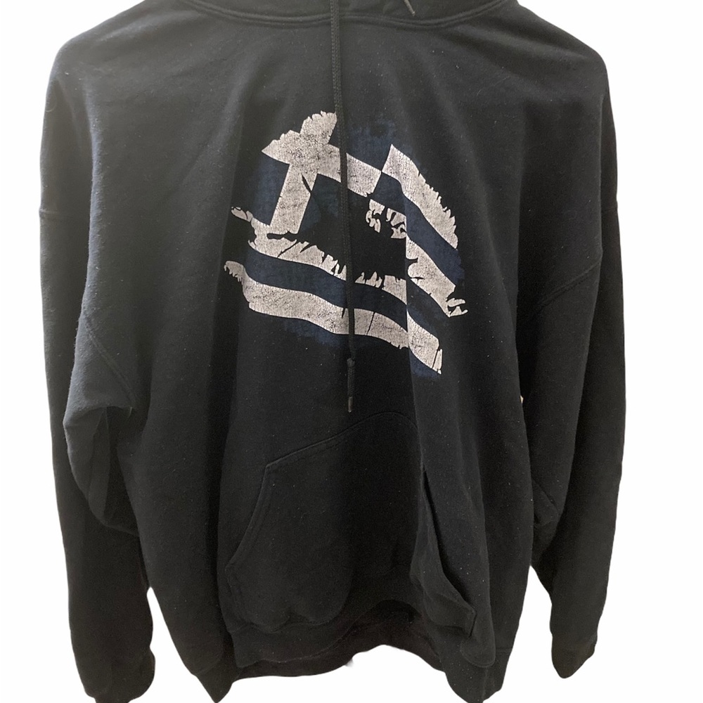 Greek Flag Kiss Hoodie
